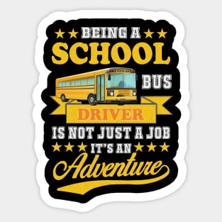 School Bus Driver Sticker